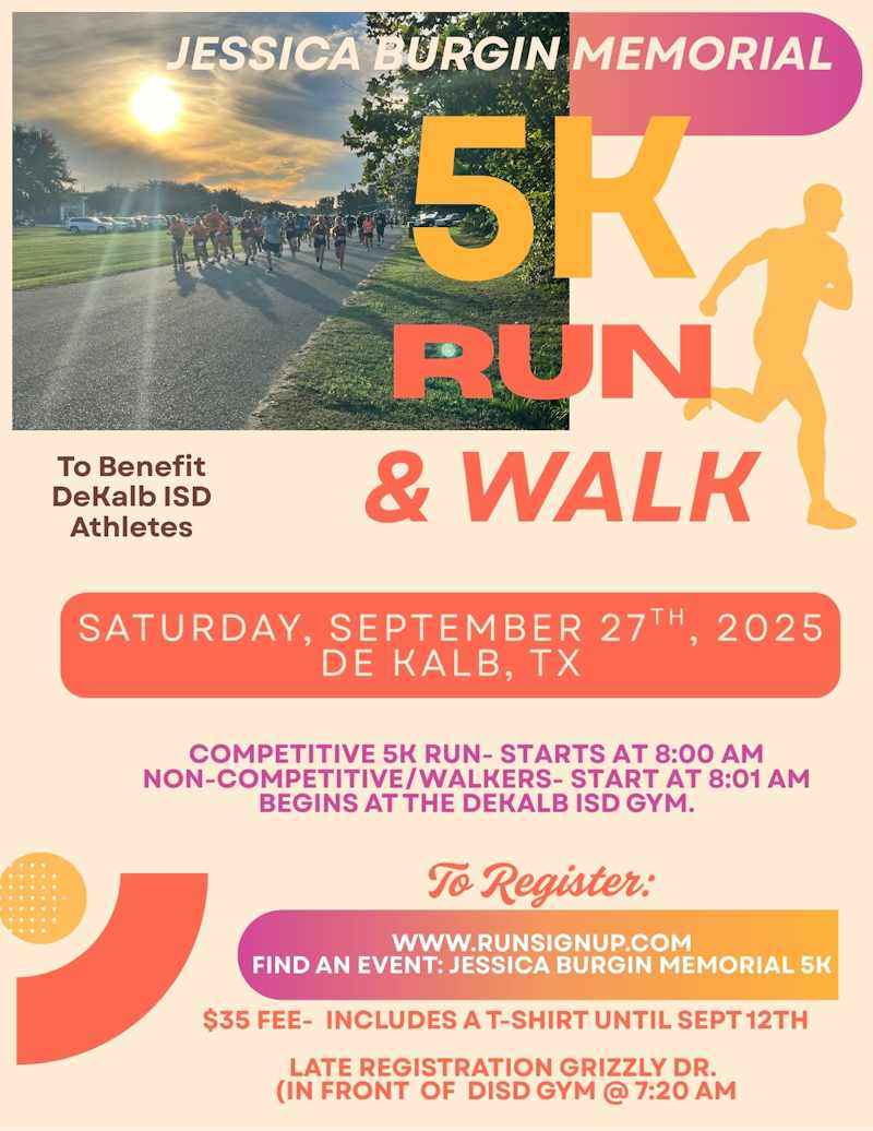 Jessica Burgin Memorial 5K Run
