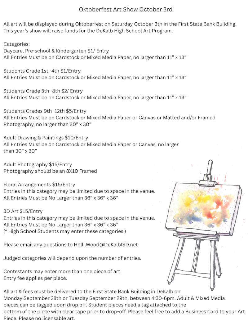 2026 Art Show Guidelines