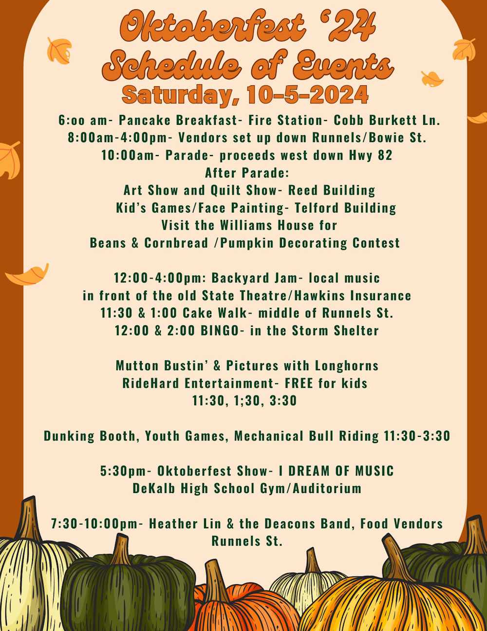 2024 Oktoberfest Show Poster