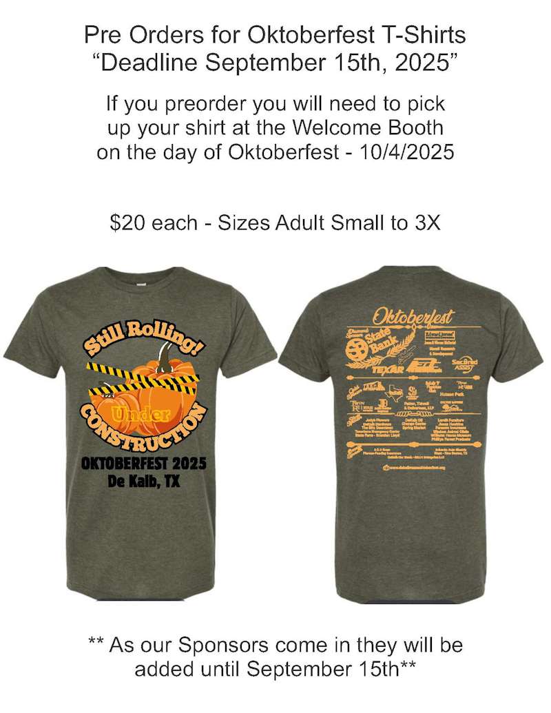 2025 Oktoberfest T-Shirts