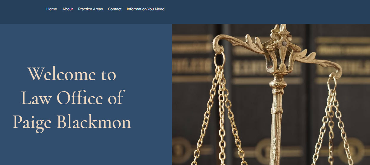 MP Blackmon Law, 108 NW Front St., DeKalb, Texas 75559