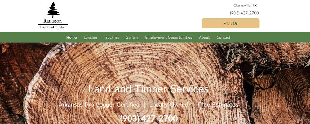 Raulston Land and Timber, Clarksville, TX. Raulston Land and Timber